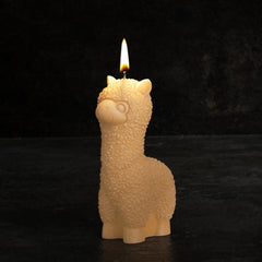 RKPM HOMES Animal Candle Mold I 3D Fondant Alpaca Shape Silicone Scented Sculpture Mould I for Handmade Ornament Aromatherapy Cake Décor Soap Soy Wax Resin Arts Craft Making Home Desktop Decoration (Small)