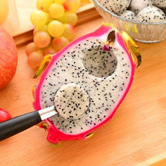 RKPM New Watermelon Melon Fruit Baller Ice Cream Scoop DIY Tools - Fruit Dig Ball Scoop for Fancy Salad Making (2 Pcs)