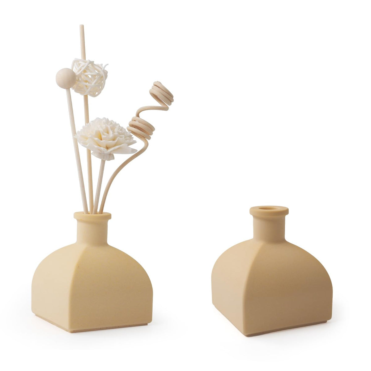 RKPM HOMES Diffuser Bottle Vase Resin Mold I Pillar Casting Plaster Silicone Epoxy Mould I Succulent Concrete Molds for DIY Handmade Candles Jewelry Trinket Storage Flowers Pot Decoration (BB)