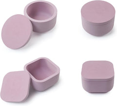 RKPM HOMES Candles Holders Resin Mold I Concrete Silicone Epoxy Casting Mould with Lid I for DIY Handmade Necklace Art Crafts Jewelry Storage Box Ring Trinket Container Home Decorations (Square)