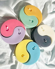 RKPM HOMES Tai Chi Shape Candle Mold I 3D Silicone Scented Wax Mould I Succulent Molds I for DIY Handmade Chocolate, Cake Décor, Aromatherapy, Soap, Resin Art Craft Making, Home Party Decoration