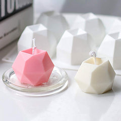 RKPM HOMES Diamond Candle Shape Cake Mold | Fondant Silicone 3D Candy Molds | Handmade Candles | Mould for Mousse Dessert Cake DIY Decorating Art Crafts | for Chocolate and Cake Decoration (8 Cavity)