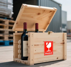 300 Pcs Fragile Stickers,2x3 Inches Glass Sticker,Handle with Care Shipping Stickers,Mailing Postage Parcel Sticker