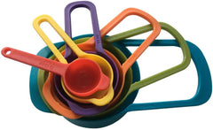 RKPM HOMES™ Plastic Colorful Measuring Spoon Measuring Cup 6 pcs Set Multi-Function Spoons Kitchen Tools Set