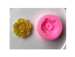 RKPM HOMES 3D Peony Flower Silicone Soap Molds Candle Molds Peonies Fimo Clay Mould Cake Decorating Silicone Jello Sugar Chocolate Fondant Molds Pack of 1, Mold Size - 4.7 X 1.6 C