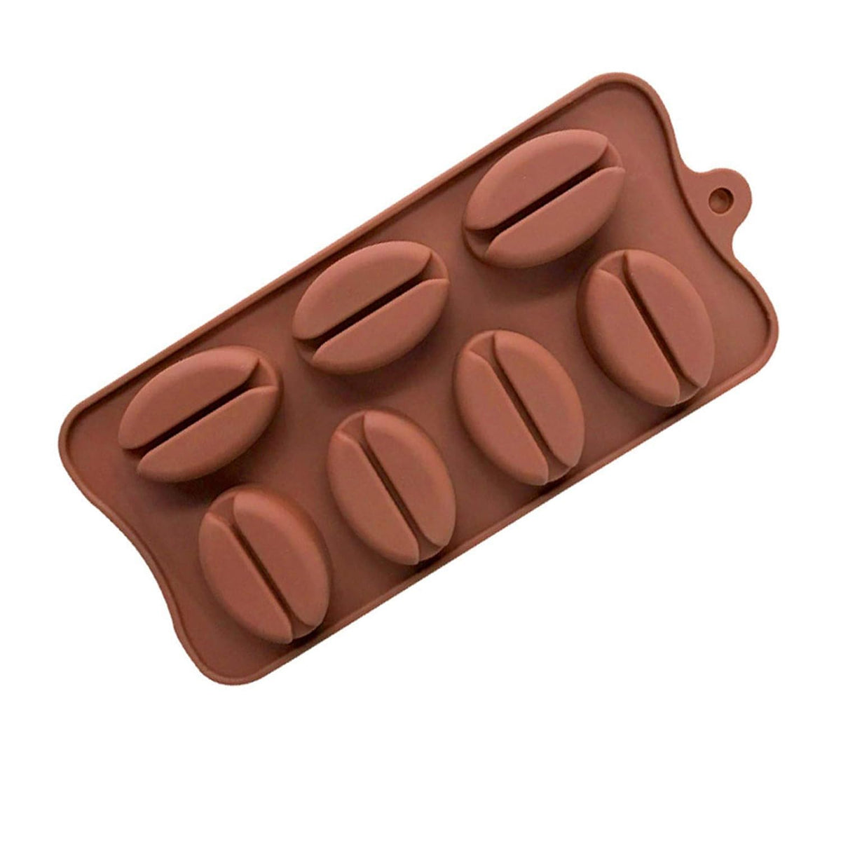 RKPM HOMES Chocolate Mould I 3D Fondant Coffee Bean Shape Silicone Candy Mold Tray I for Handmade DIY Jelly, Cakes Dessert, Pastry, Polymer Clay, Muffin Cookies, Cupcake, Decoration Tools – 7 Cavity