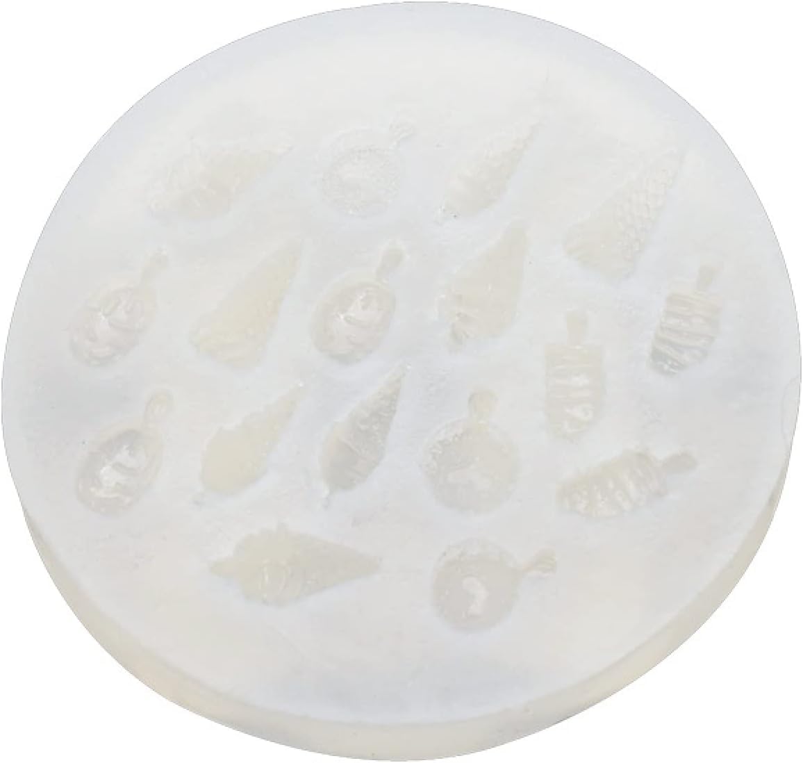RKPM HOMES Cookie Fondant Mold I 3D Silicone Donut Mould I for DIY Handmade Sugarcraft Cake Decoration, Polymer Clay, Candy, Cupcake, Jelly, Muffin, Soap Resin Wax Making (Mini Icecream)