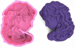 RKPM HOMES Candle Mold I 3D Lady Snake Head Shape Silicone Epoxy Mould I for DIY Handmade Ornament Cake Décor, Aromatherapy, Soap, Melt Resin Polymer Clay Resin Art Craft Making, Home Decoration