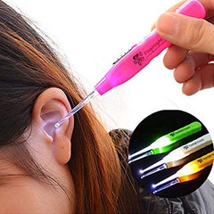 RKPM 3 Piece Flashlight Ear-Pick Earwax Remover Handle with LED Light
