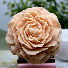 RKPM HOMES Peony Flower Shape Silicone Mold | 3D DIY Fondant Candle, Soap Mould | Molds for Making Cake Decoration, DIY Handmade soap, Jelly Sugar Chocolate | Bakeware Molds - 1 Cavity