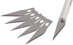 RKPM HOMES Art Knife with 5 Metal Blade Wood Paper Cutter Fruit Food Craft Pen Engraving Cutting Art Supplies (Set Of 1)