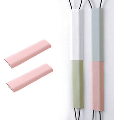 RKPM HOMES Cable Protector I Concealer Cord Cover I Self-Adhesive Wall Mount Paintable Cable Management for Home, Office, Warehouse I Easy to Unfold & Open I Raceway to Hide Wires (Pack of 2, Pink)