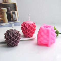 RKPM HOMES Morning Glory Flower Design Candle Mold I 3D Fondant Swirl Sculpture Pillar Silicone Wax Mould I for DIY Handmade Ornament Chocolate, Cake Décor, Aromatherapy, Soap, Resin Art Craft