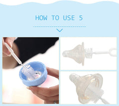 RKPM HOMES Bottle Brush-360 Rotation Bottle Cleaner Baby Bottle Brush Water Bottle Brush Kit 7 In 1 Nylon Sponge Brush Blue-7Pcs Set