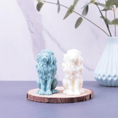 RKPM HOMES Lion Candle Mold I 3D Fondant Animal Silicone Epoxy Casting Mould I for DIY Handmade Ornament, Cake Décor, Aromatherapy, Soap, Resin Art Craft Making Home Wedding Party Decoration