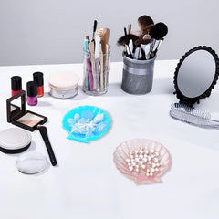 RKPM HOMES Resin Molds I Silicone Crystal Epoxy Ashtray Mould I Deep Casting Tray for Necklace Earring DIY Art Crafts Jewelry Storage Box Ring Trinket Container Home Table Decoration (Shell Shape)