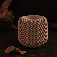 RKPM HOMES Candles Holders Resin Mold I Irregular Mesh Pattern Casting Plant Silicone Epoxy Candlestick Mould I Succulent Concrete Molds for DIY Jewelry Trinket Storage Flowers Plants Pot Decoration (1 Mold)