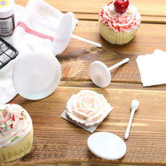 RKPM Cake Flower Nail, Grocery House 4PCS Cupcake Icing Cream Decorating Nail Tool Cake Flower Needles, Flower Lifters