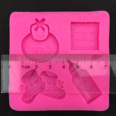 RKPM HOMES 3D Baby Silicone Fondant Mold Baby Shower Cake Topper DIY Cupcake Decoration Birthday Party Tool for Sugarcraft, Chocolate, Resin, Candy Mold (Baby MLK)