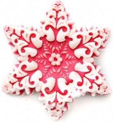 RKPM HOMES Candle Mold I 3D Christmas Snowflake Shape Silicone Scented Wax Mould I for DIY Handmade Chocolate Ornament Cake Décor Aromatherapy Soap Resin Art Craft Making Home Party Decoration (C)
