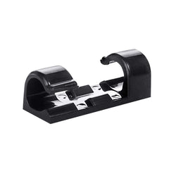 RKPM HOMES Cable Clips Organizer Self-Adhesive Drop Wire Holder Cord Management Clip (Black 20)