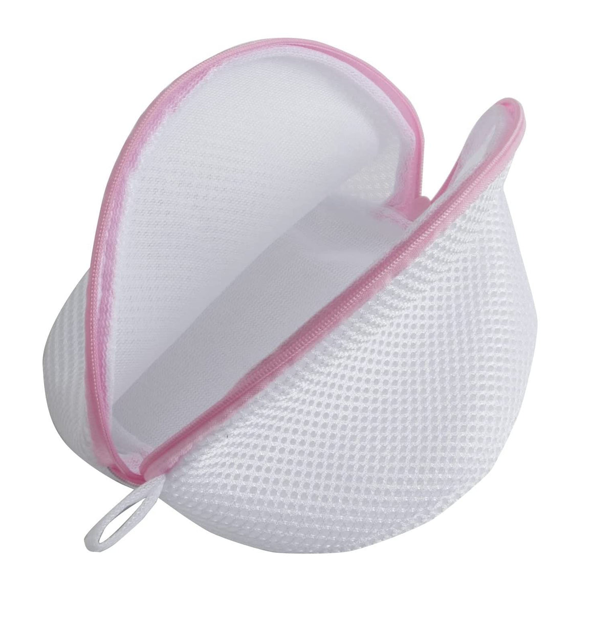 RKPM HOMES Mesh Garment & Laundry Bag I Bags with Zipper I Double Layer Washing Bag for Washing Machine Lingerie Washer I for Women Girl Bra Underwear Socks Stockings Travel – Triangle Shape (Pink)