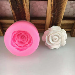RKPM HOMES Small Rose Shape Chocolate Fondant Mold I 3D Flower Silicone Cupcake Mould I for DIY Handmade Sugarcraft Cake Decoration Polymer Clay Candy Cookies Muffin Soap Resin Wax Making – 1 Cavity