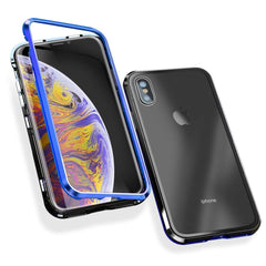 RKPM iphoneX Mobile Phone Shell New Apple x Mobile Phone Shell (Cover) Transparent Magnetic Blue