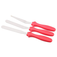RKPM 3-in-1 Multi-Function Stainless Steel Cake Knife Set, 3-Pieces, Multicolor