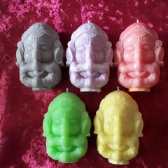 RKPM HOMES Ganesh Shape Candle Molds I 3D Fondant Ganesha Silicone Plaster Epoxy Mould I for DIY Handmade Chocolate, Cake Décor, Aromatherapy, Soap, Resin Art Craft Making, Home Party Decoration