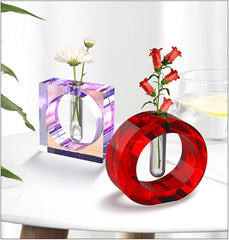 RKPM HOMES Resin Molds I Vase Casting Planter Silicone Epoxy Mould with Test Tubes I Perfect for Propagating DIY Hydroponic Flowers Plants Home Office Garden Wedding Decoration (Oval Shape)