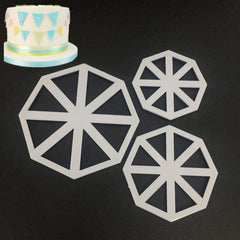 RKPM HOMES 3 Pcs Triangle Flag Shape Chocolate Mould | 3D DIY Fondant Silicone Candy Mold | Baking Tools for Cake Chocolate Candy Ice Jelly Soap | Cake Baking Moulds – Grey