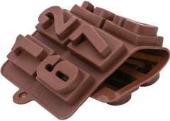 RKPM HOMES Silicone Chocolate Mold Candy Mold Jelly Ice Cube Tray Muffin Sugar Craft Fondant Mold Mould Cake Decorating Tools (Number Mold)