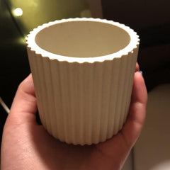 RKPM HOMES Box Resin Molds I Concrete Round Long Silicone Epoxy Casting Mould with Lid I for DIY Handmade Necklace Earring Art Crafts Jewelry Storage Box Ring Trinket Container Decorations (Stripes)