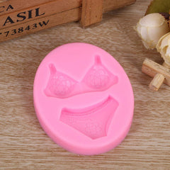 RKPM HOMES Silicone Fondant Mold Chocolate Candy Gumpaste Sugarcraft Cake Decorating Tools Paper Clay Mold (Beach Bikini)