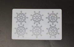 RKPM HOMES Mini Silicone Chocolate Insert Mould Cake Decoration Mould Decor Mould (Ship Steering Insert)