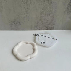 RKPM HOMES Coaster Mould I Silicone Epoxy Resin Deep Casting Tray I for DIY Homemade Ornament Art Crafts Jewelry Storage Box Ring Trinket Container Cups Mats Candle Holder Home Décor (Plum Blossom)