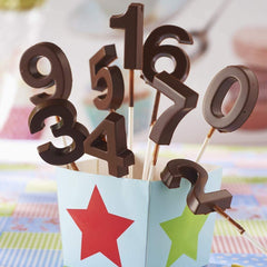 RKPM HOMES 10 Cavity Numbers (0-9) in Blocks Chocolate Candy Ice Candle Soap Embeds Silicone Mold