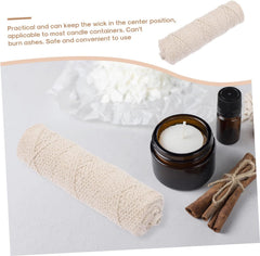 RKPM HOMES Candle Wick I Cotton String Thread Roll I Pre Waxed Wicks I Eco-Friendly I for DIY Handmade Candle & Soap Making, Arts & Crafts I Candle Making Accessories – Ivory