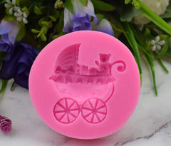 RKPM HOMES 3D Baby Silicone Fondant Mold Baby Shower Cake Topper DIY Cupcake Decoration Birthday Party Tool for Sugarcraft, Chocolate, Resin, Candy Mold (Baby Parm)