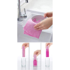 RKPM HOMES Coconut Shell Rag | Felt Cleaning Cloths | Multipurpose Household Wipes | Cloth for Kitchen, Vehicle, Laptop, TV, Mirror, Bathroom, Furniture Cleaning | Washable & Reusable (30 CM - 3 MTR)