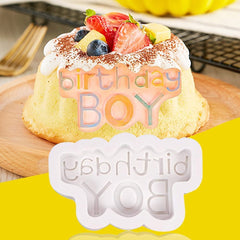 RKPM HOMES Birthday Boy Shape Cake Mould | Silicone Fondant 3D Candy Mold | Baking Tools for Cake Chocolate Candy Ice Jelly Soap Pudding | Cake Baking Moulds | Bakeware Molds | Multicolor