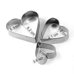 RKPM Cookie Cutter 12Pcs/Set Pastry Fruit Molds Stainless Steel Heart Flower Round Star Biscuit Mould Fondant Cutting Cutters Mould