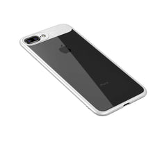 RKPM I Phone 8 Plus Protective Cover Silicone Transparent TPU Shell (Cover) White
