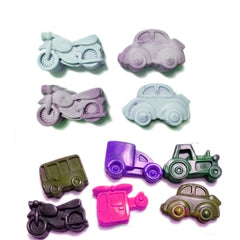 RKPM HOMES Vehicles Shape Chocolate Mould I Car Bike, Helicopter 3D DIY Fondant Silicone Candy Mold I Baking Tools for Cake Chocolate Candy Ice Jelly Soap I Cake Baking Moulds I Bakeware Molds - 6 Cavity