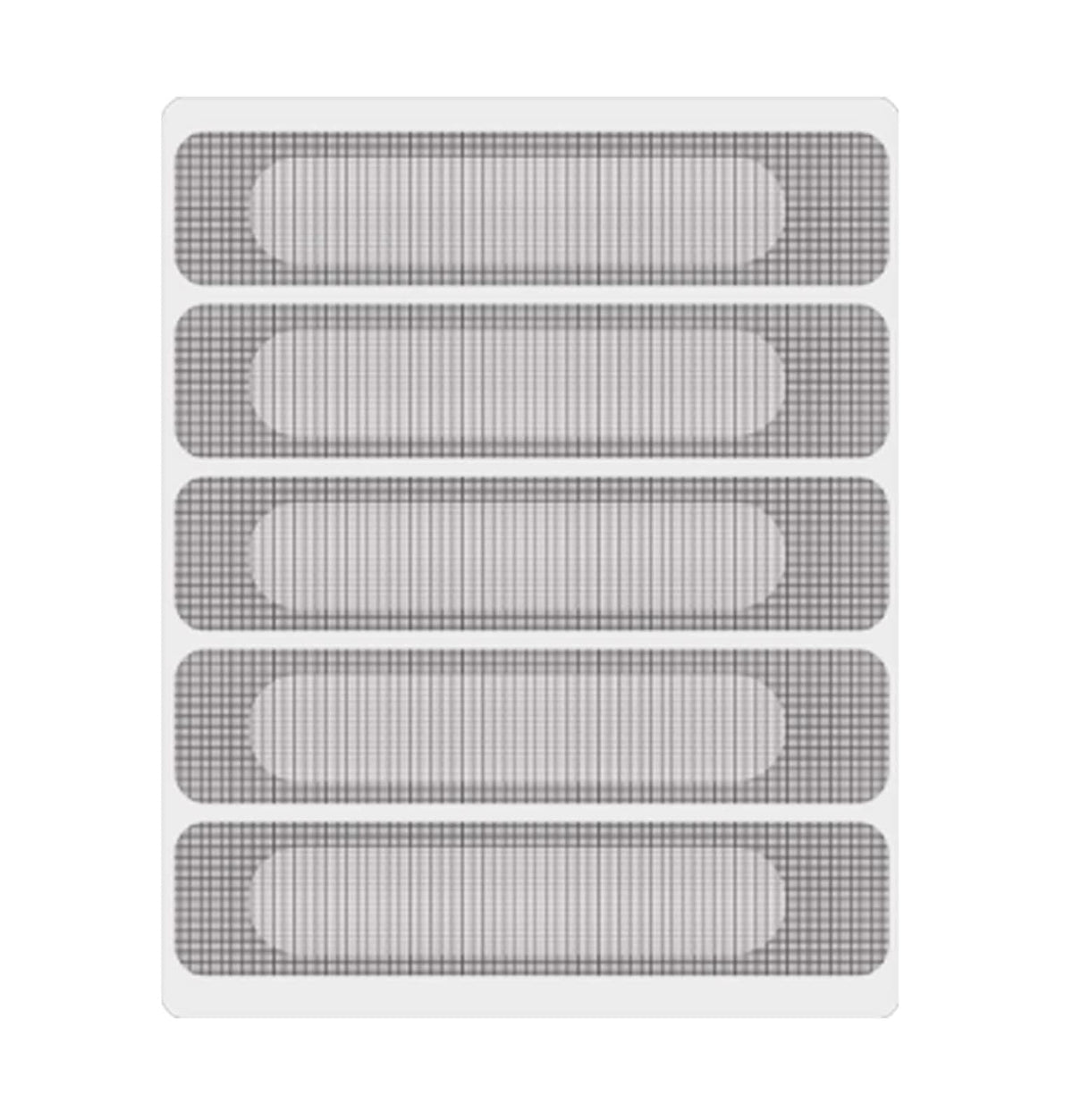 RKPM HOMES Window Weep Hole Screen Patch I Mosquito Net Repair I Breathable Fiberglass Self Adhesive Mesh I Waterproof Sun-Resistant PET Adhesive – Grey (10)