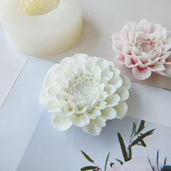 RKPM HOMES Flowers Candle Mold I 3D Fondant Peony Flower Shape Silicone Scented Wax Mould I Succulent Molds for DIY Handmade Ornament Cake Décor Aromatherapy Soap Resin Art Craft Home Desktop Décor