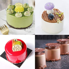 RKPM HOMES Mini Round Shape Chocolate Mould Tray I 3D Fondant Cylinder Column Silicone Candy Mold I for Handmade DIY Jelly, Cakes Dessert, Pastry, Muffin Cookies, Cupcake, Decoration Tools – 15 Cavity