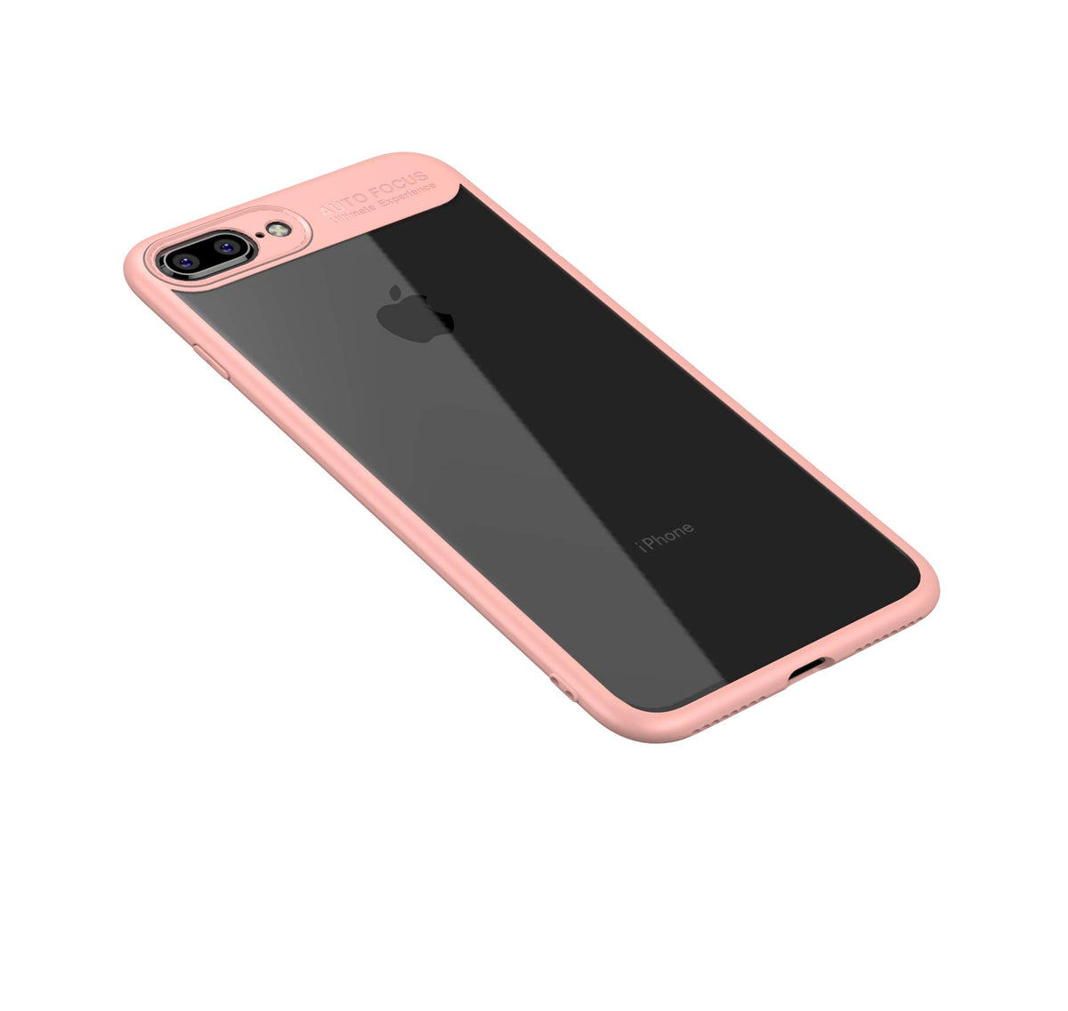 RKPM I Phone 8 Plus Protective Cover Silicone Transparent TPU Shell (Cover) Pink