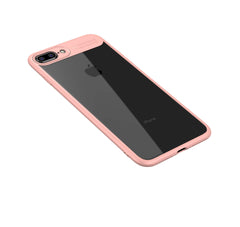 RKPM I Phone 8 Plus Protective Cover Silicone Transparent TPU Shell (Cover) Pink